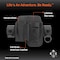 1791 Everyday Carry Tool Organizer for L/XL Multitool, Flashlight with Small Flex & Action-Snap Belt Attachment WEB-HD-AS-SF-BLK-A - alternate 4